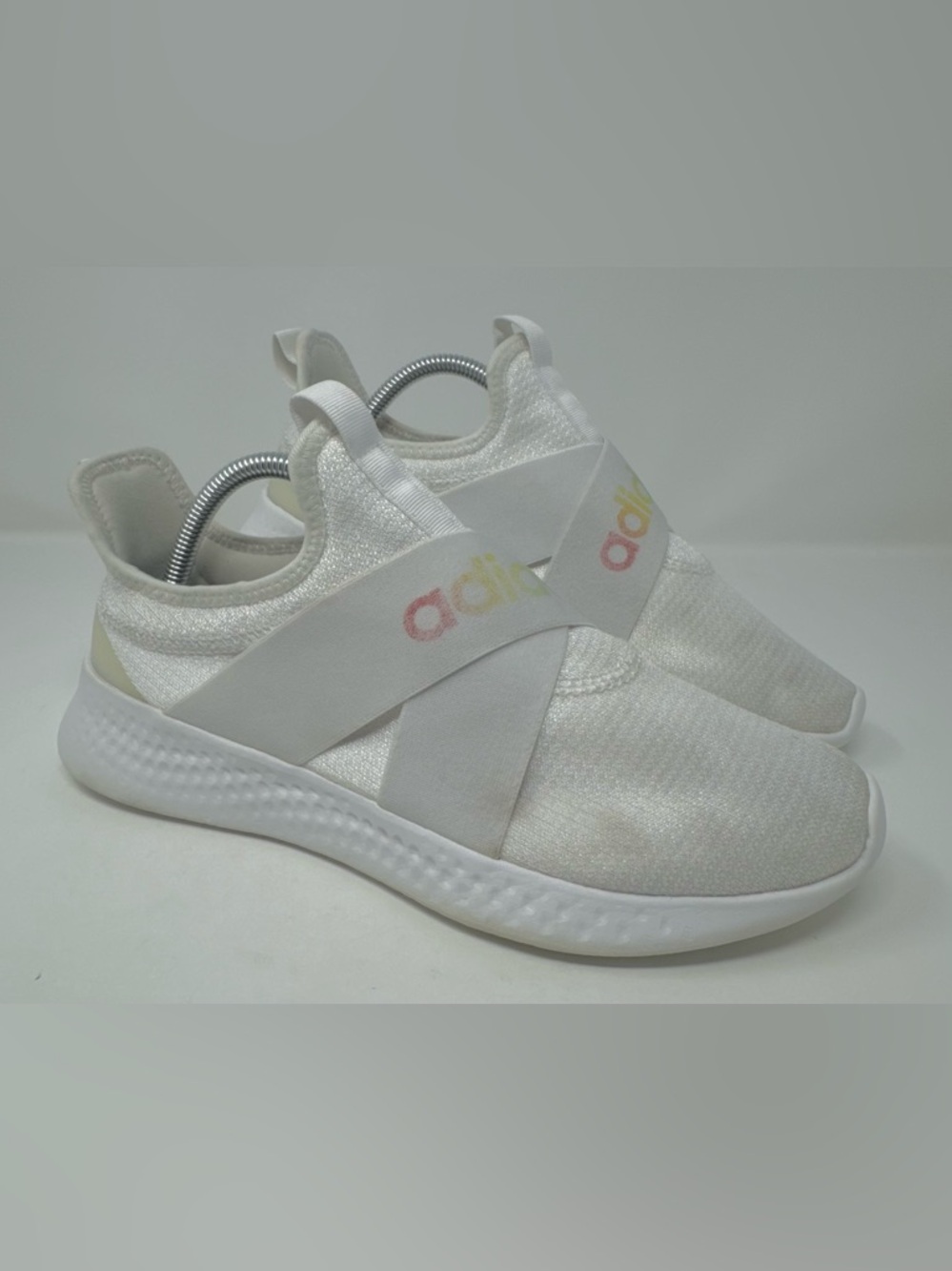Adidas Puremotion Adapt Grey Multi White Slip-On Breathable Mesh Lightweight